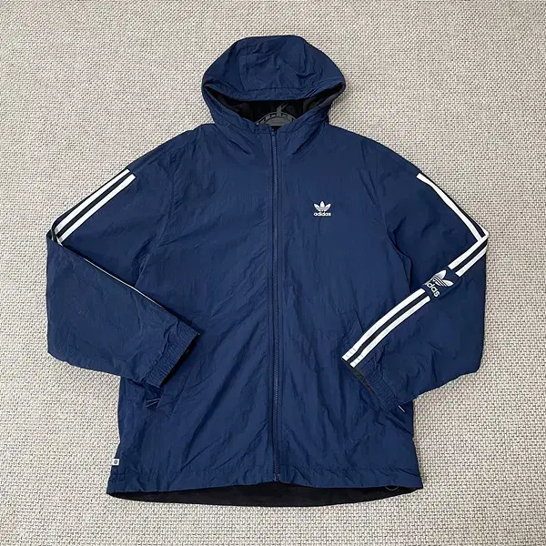 L adidas Reversible Polo Fleece Windbreaker N.6390