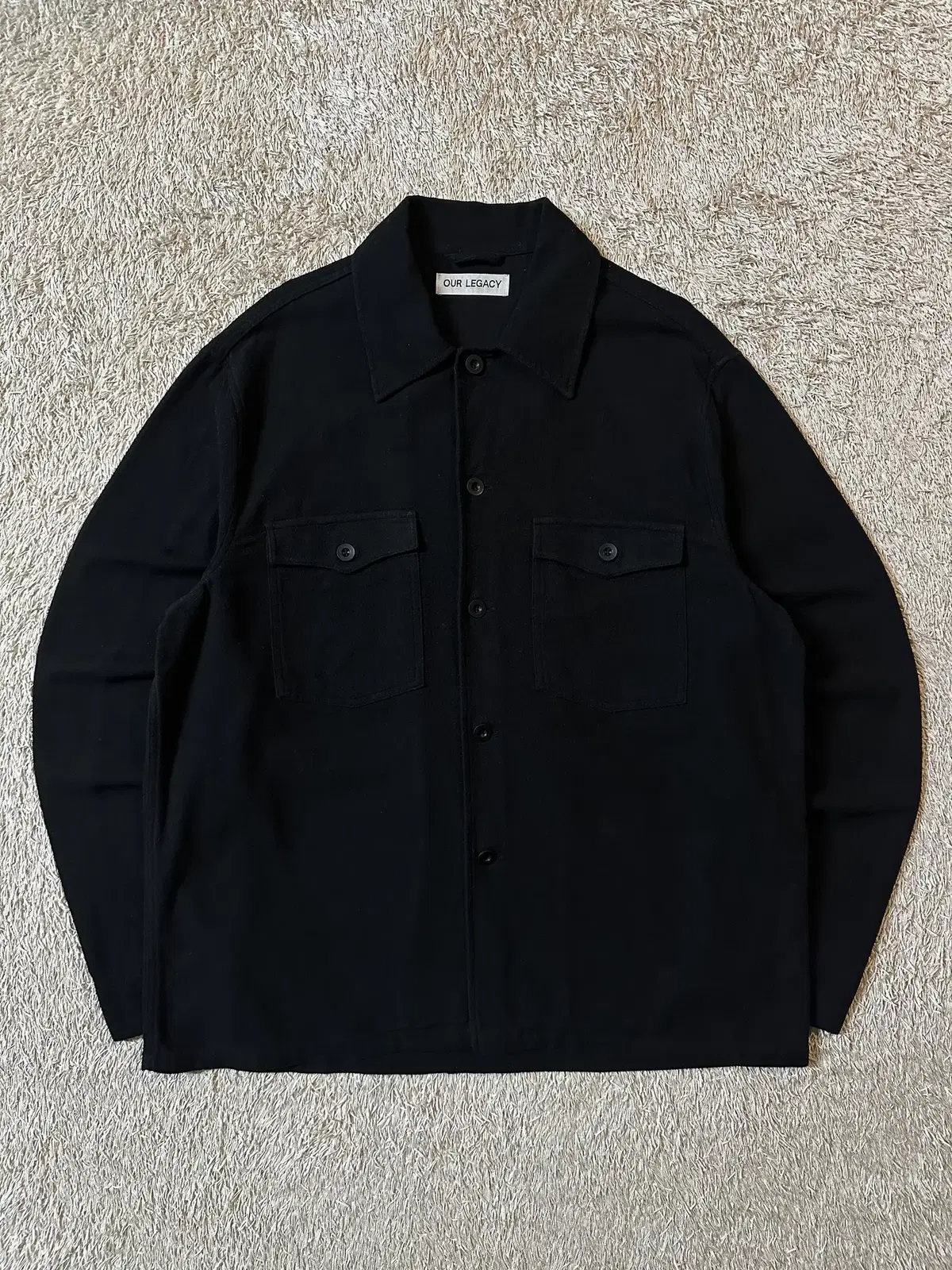 [48] Newer) Hourregashi OUR LEGACY Evening Coach Jacket Black