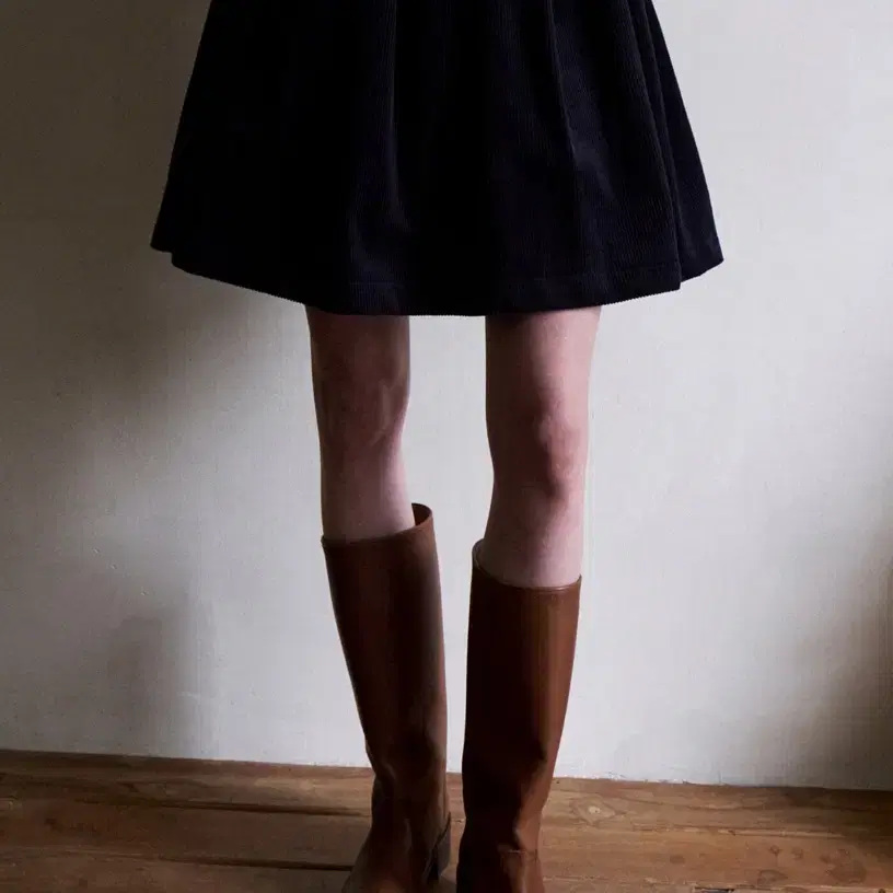 스무스무드 코듀로이 스커트navy people corduroy skirt