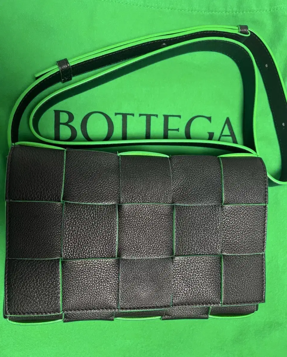 Bottega Veneta Cassette Black Parakeet