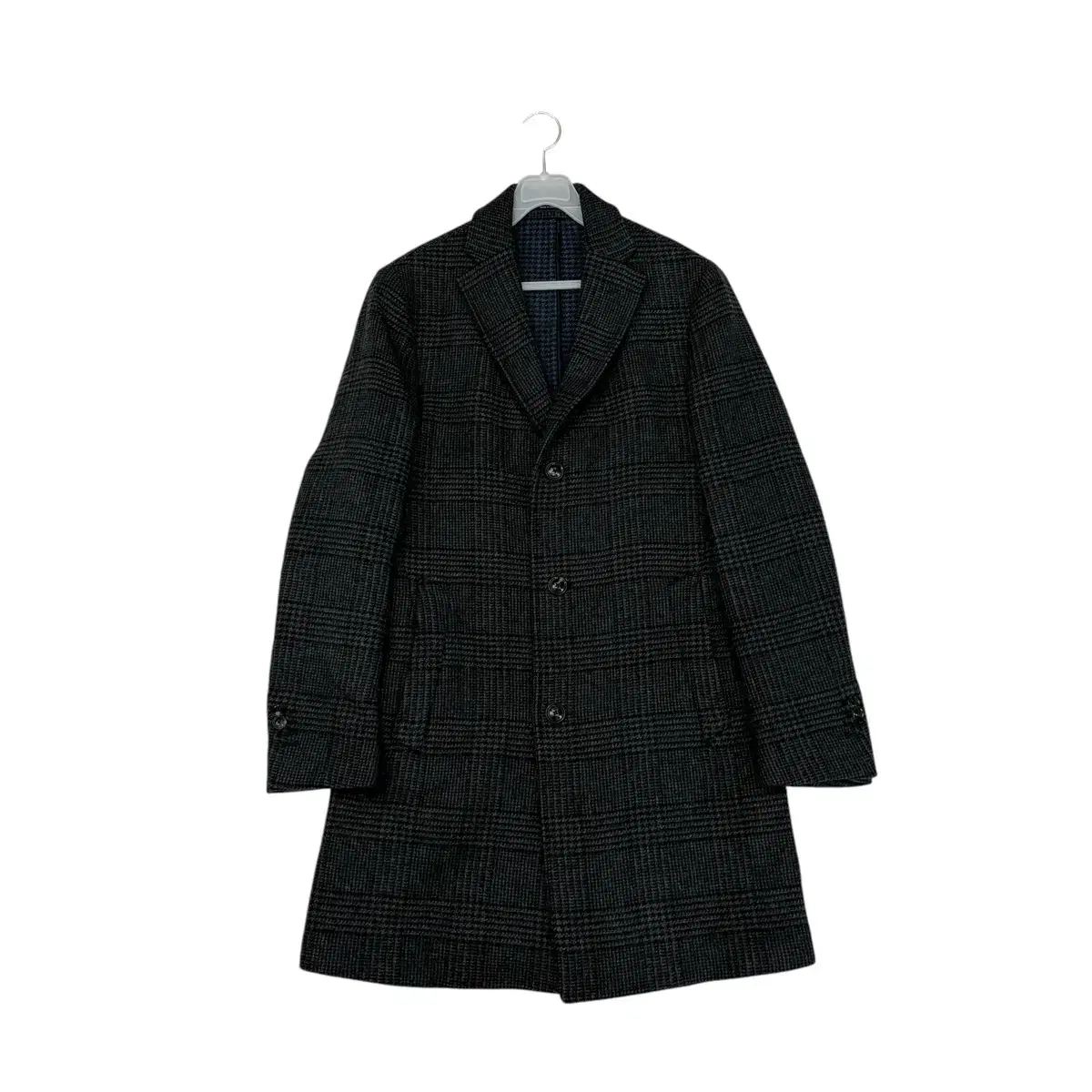 Massimo Dutti Wool Check Coat