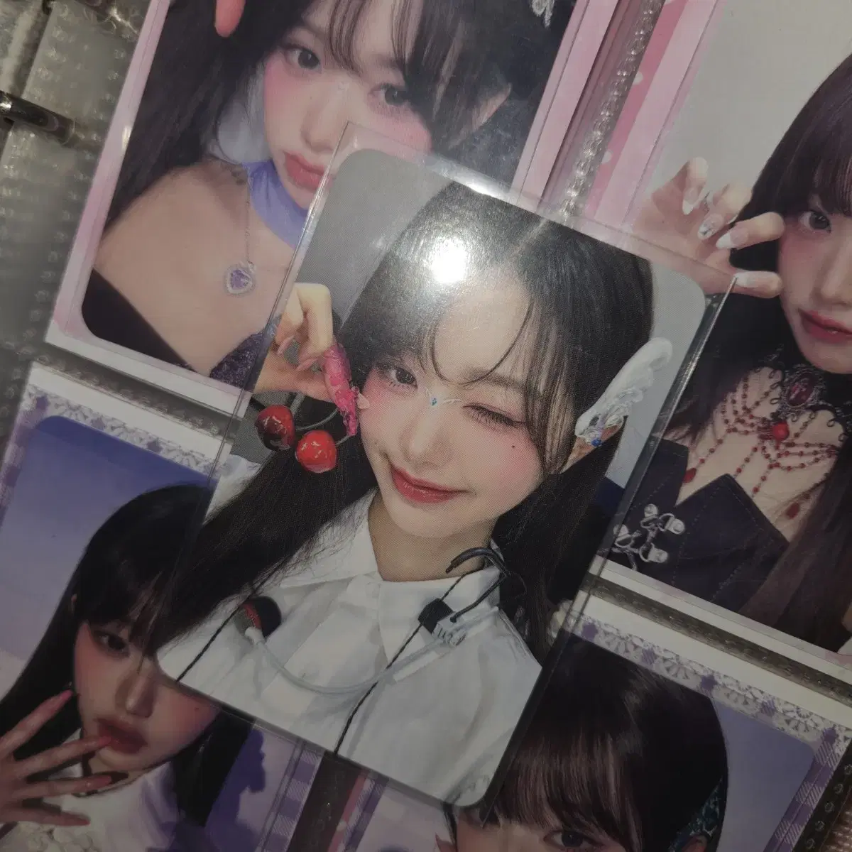 폭덤)) ive jang wonyoung switch with muu cherineng photocard