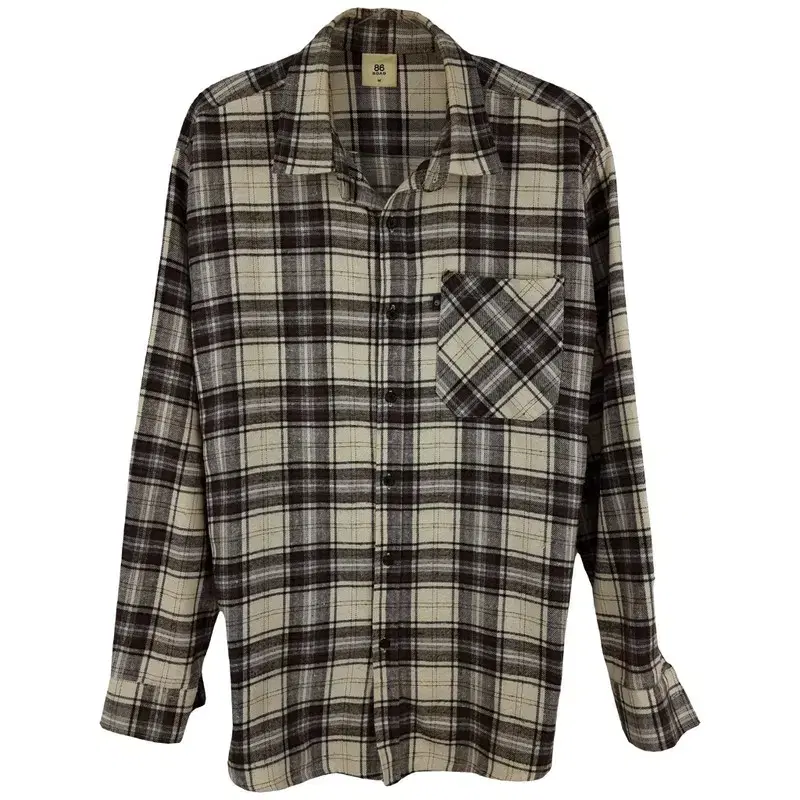 Wanwon Shop 86 Road Overfit Vintage Check Shirt M04712