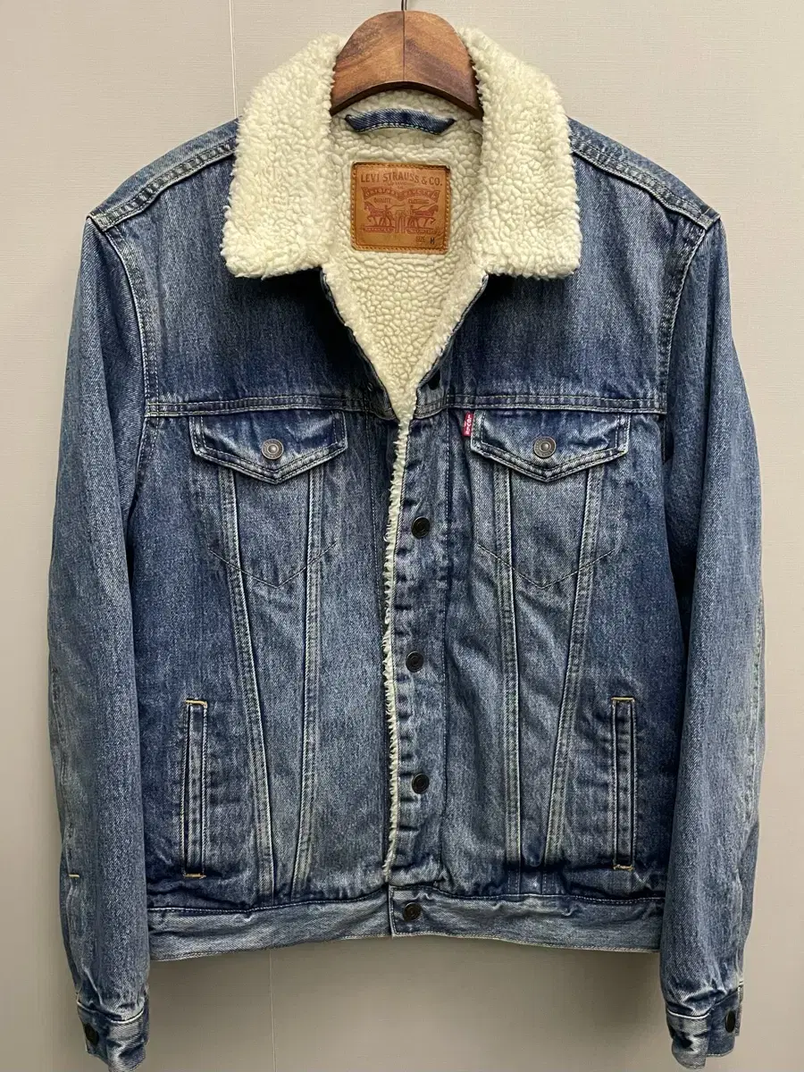 (M~L)Levi's Type 3 Sherpa Fleece Tucker Jacket Denim Jacket