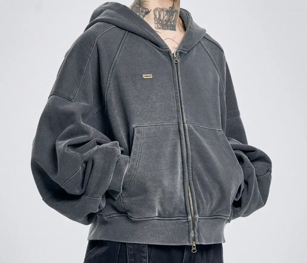 [New, L] AJOBAJO Hoodie Zip Up