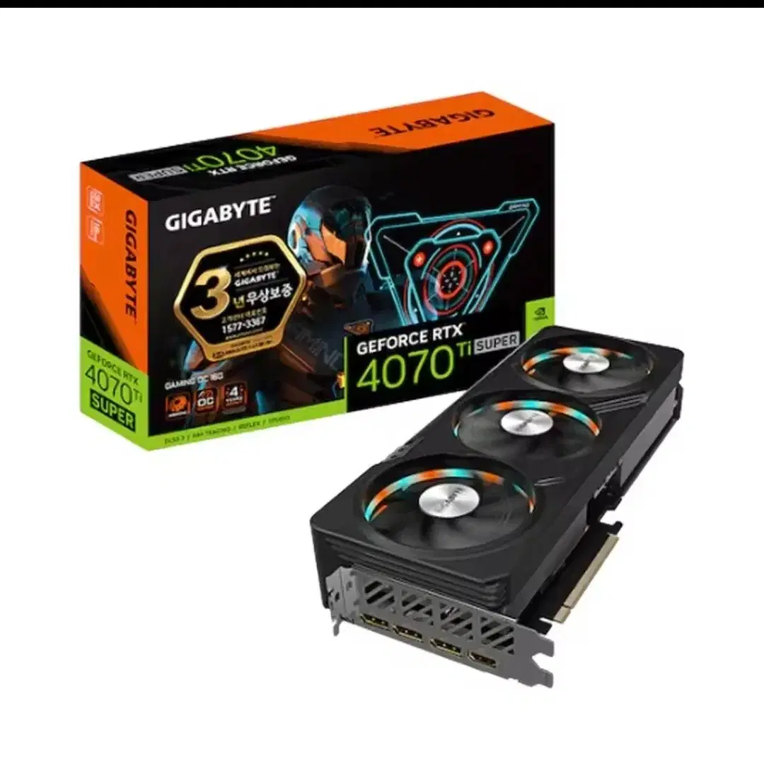 긱바 4070ti super gaming oc d6x 16gb 미개봉팝니