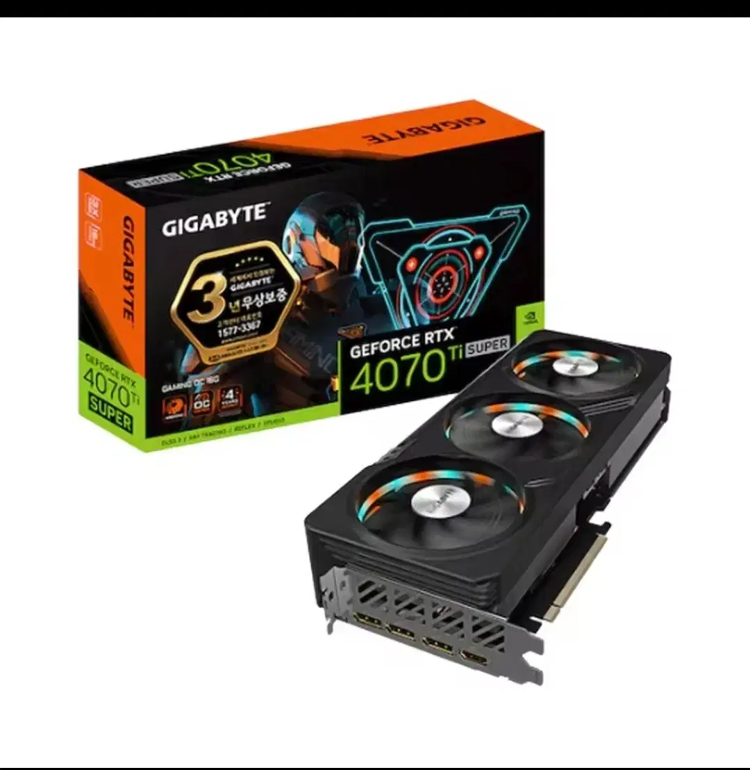 긱바 4070ti super gaming oc d6x 16gb 미개봉팝니