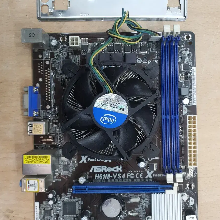 i5-3570 CPU와 ASROCK H61M-VS4 메인보드