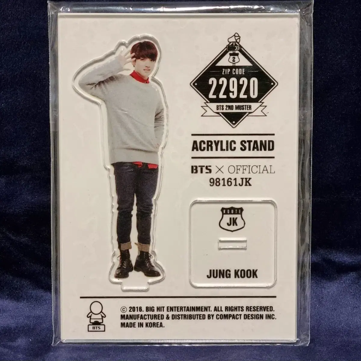 BTS 2nd Mustache jungkook acrylic stand