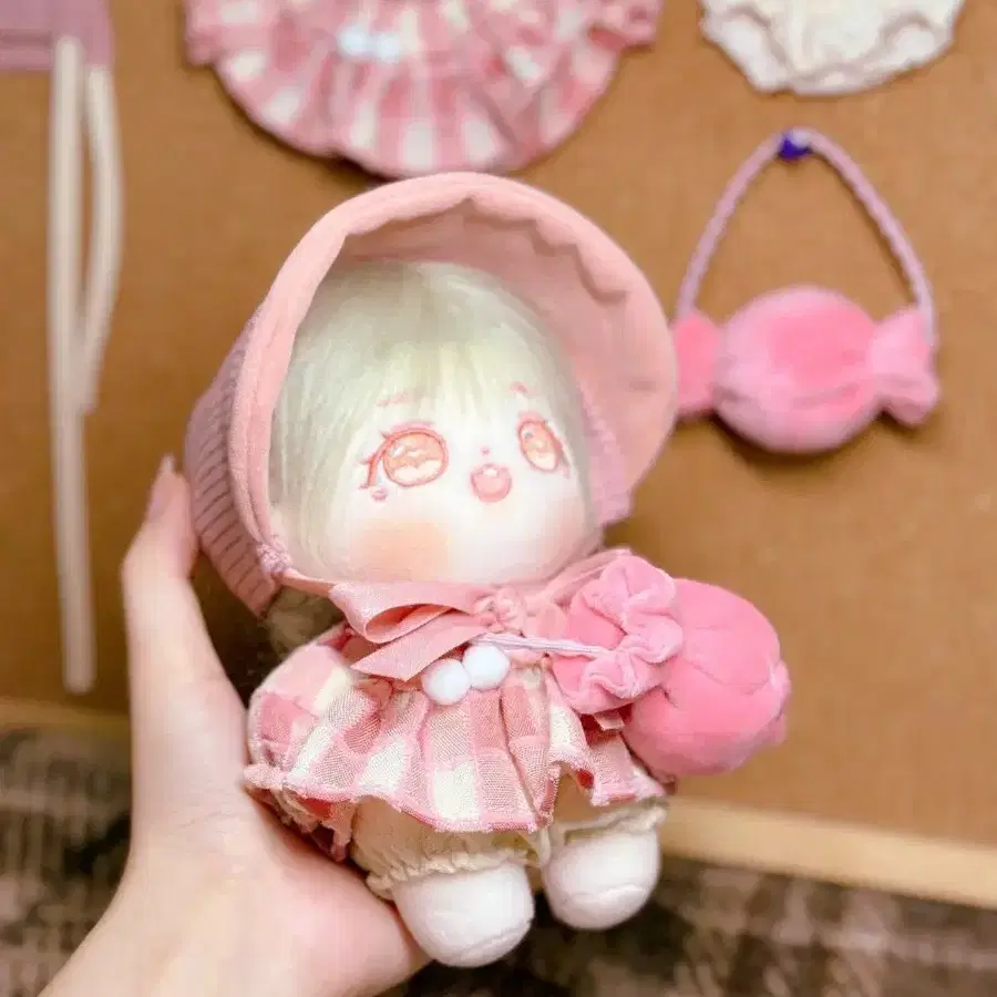 15cm 인형옷 티움마 핑크 PINKK