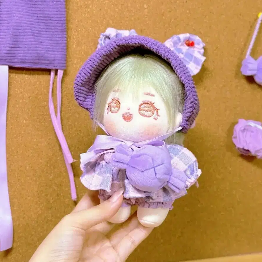 15cm 인형옷 티움마 퍼플 PUR