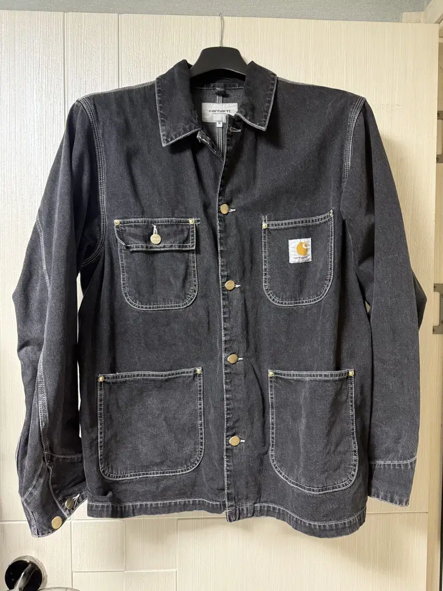 Calhart Denim Jacket M(105-110) Black sells.