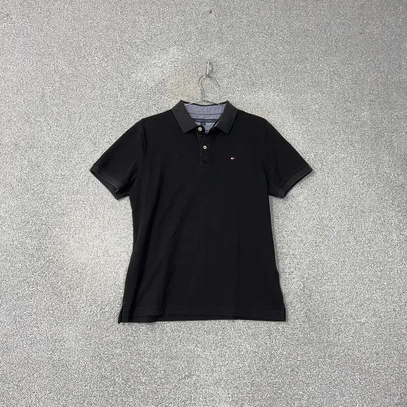 Tommy Hilfiger Casual Black Logo Short Sleeve Karati M