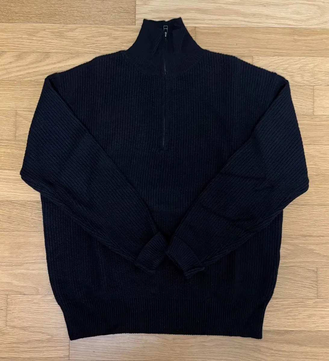 [L] Artifacts Half Zip Up Knit