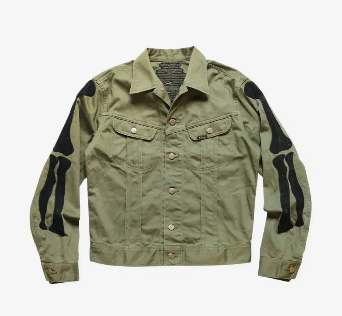 [46]Capital Mexican Tuxedo Bone Jacket Khaki