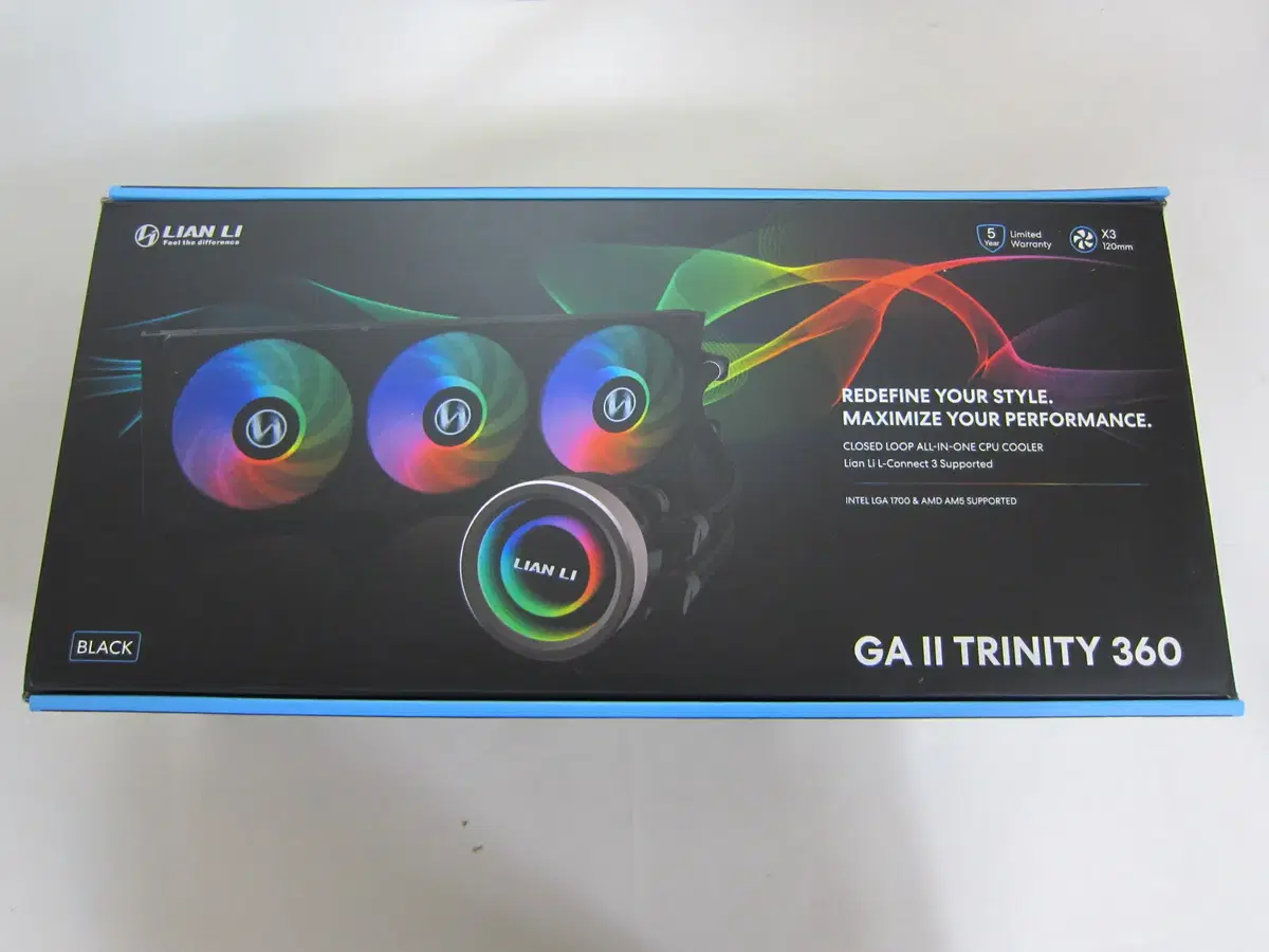 [3열 수냉] 리안리 GALAHAD II Trinity 360  미개봉