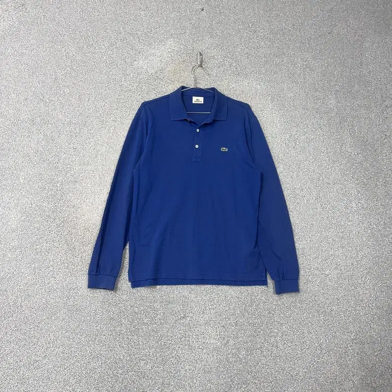 Lacoste logo bloo Long-sleeved karati 100% cotton