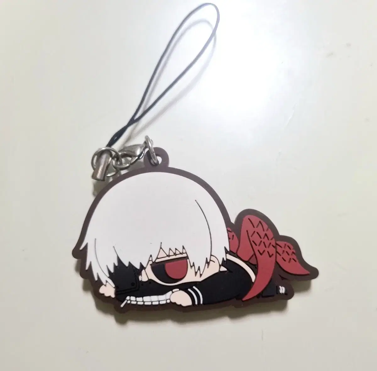 Tokyo Ghoul Back Kaneki Rubber Keyring