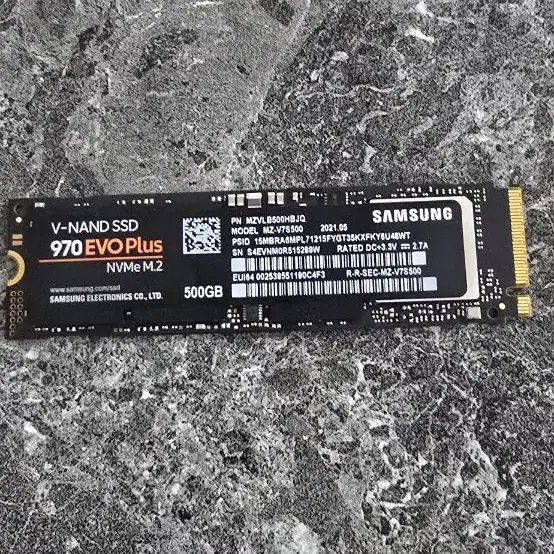 삼성 970 Evo Plus 500GB