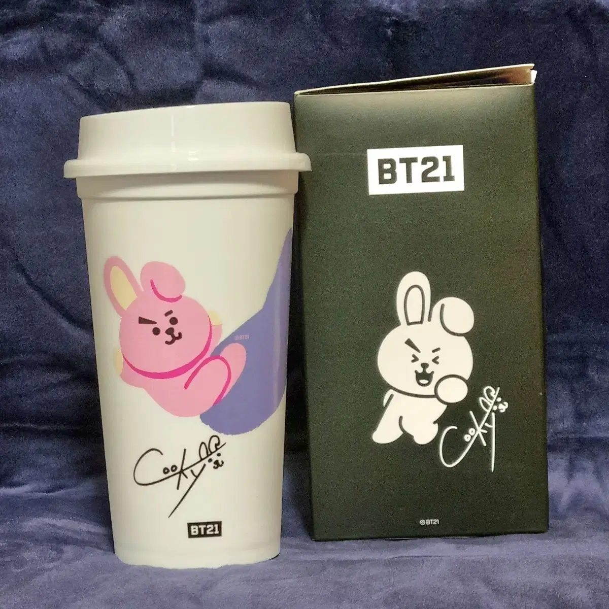 BTS BT21 Cookie Reusable Cups