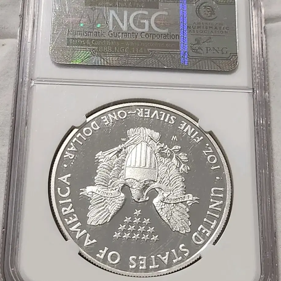 2011 W 프루프 아메리칸 실버 이글 PF-70 NGC 1oz 은화