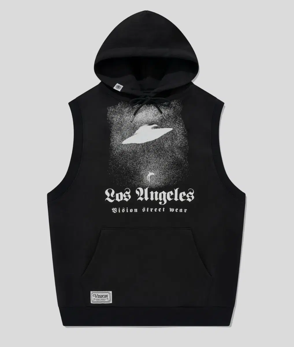 VSW UFO Sleeveless Hoodie Black