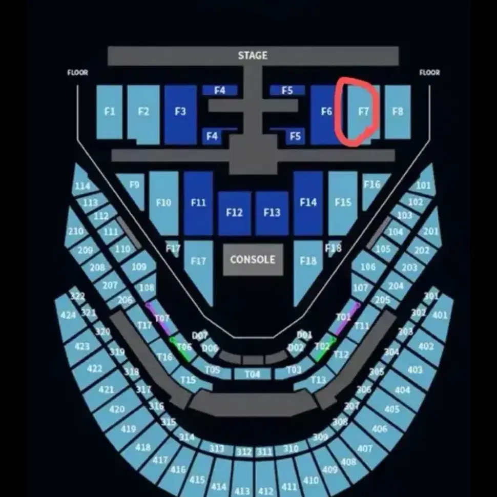 nct127 일이칠 칠콘 플로어 막콘 콘서트