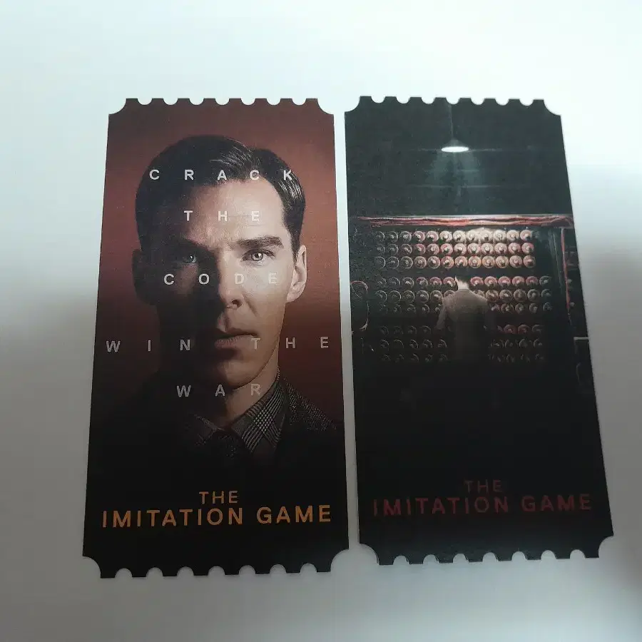 비공오티 imitation game 2종 비공식 오리지널티켓