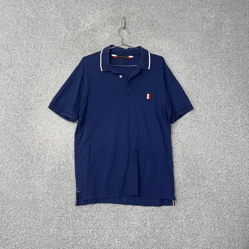 Tommy Hilfiger Navy Logo Short Sleeve Karate XL