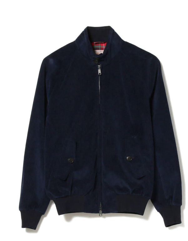 Barracuda Corduroy G9 Harrington Jacket Navy 42