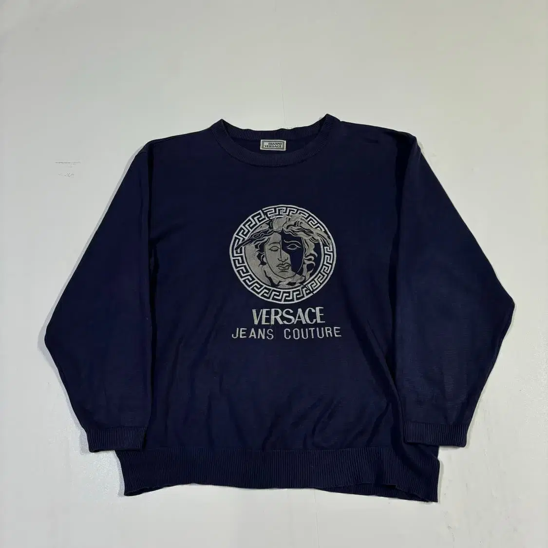 100 Versace Jins Couture Medusa Logo Knit