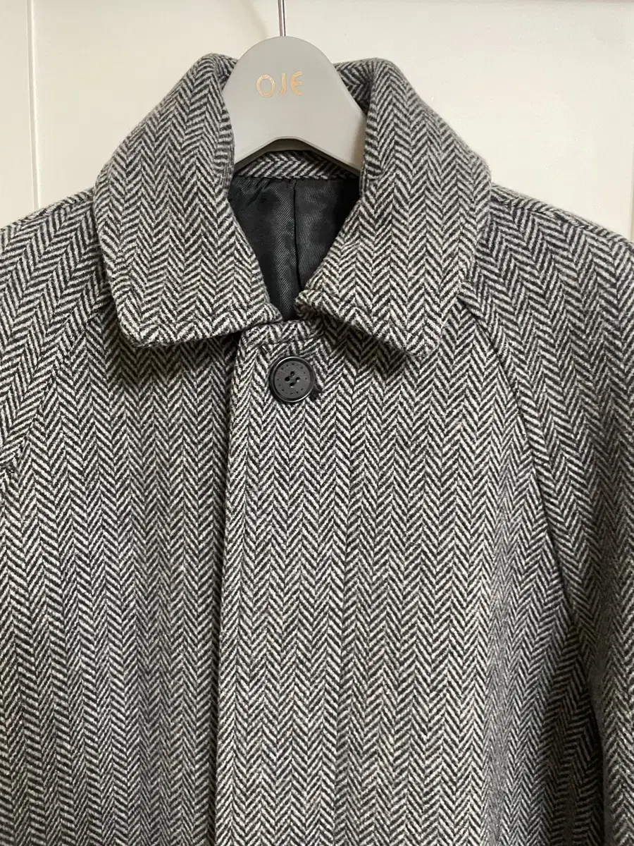 H&M herringbone coat m (100)