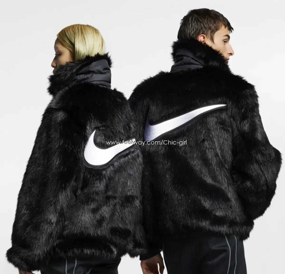 Nike Embush Fur Jacket Black