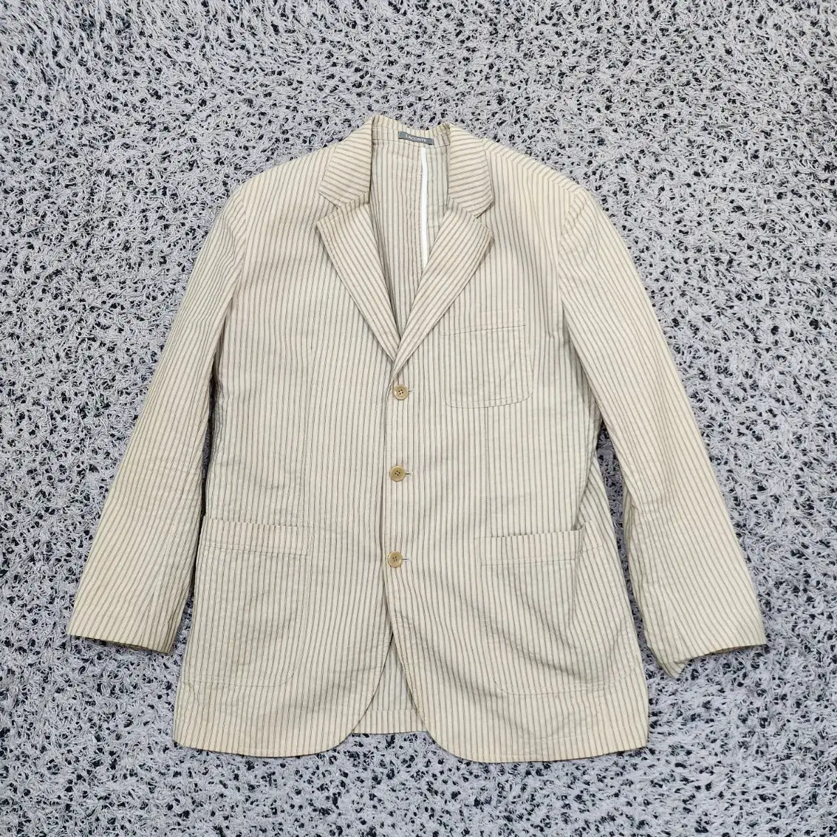 [105] Lacoste Old School Striped Blazer Jacket