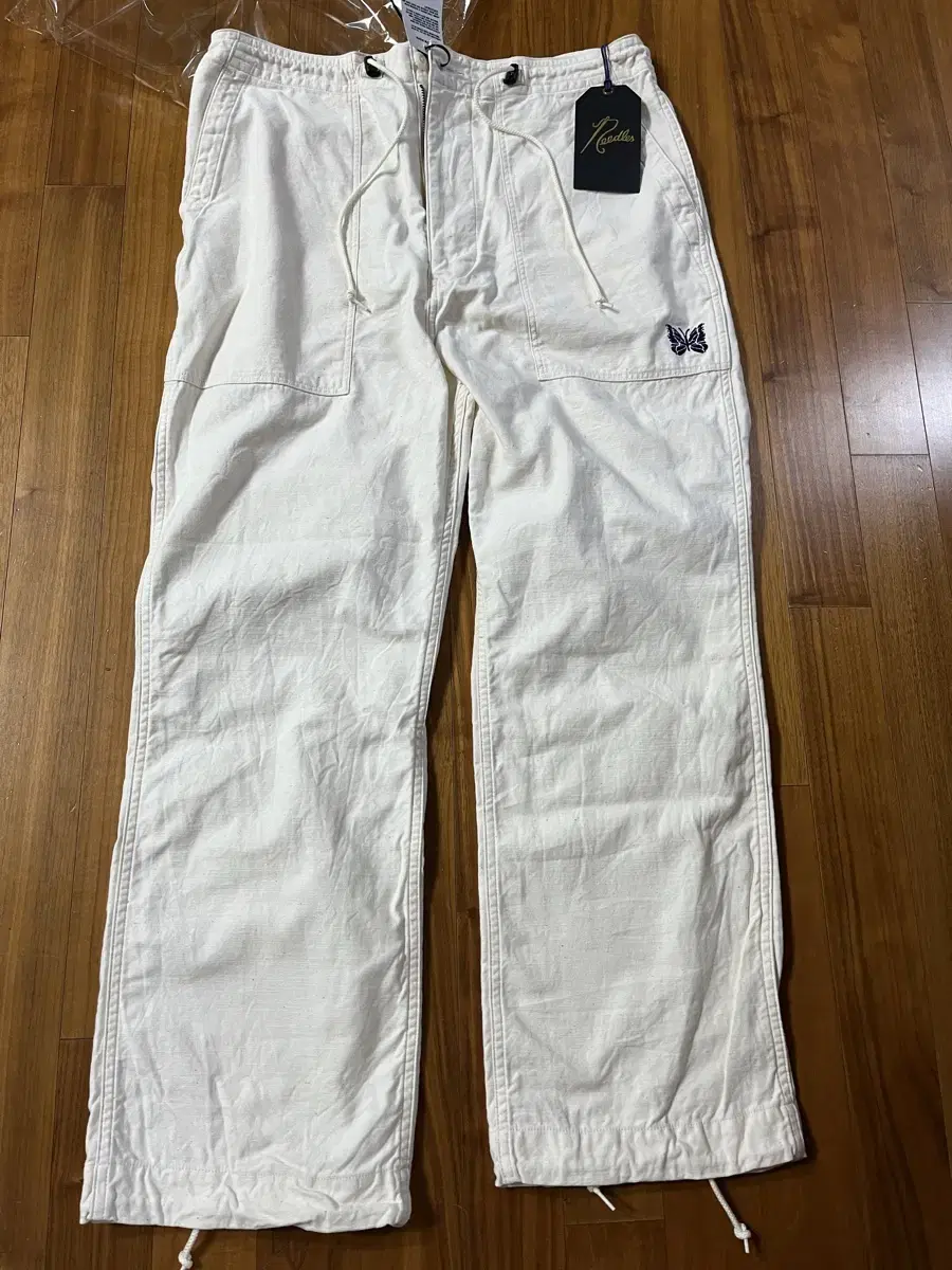 Needles String Puttyg Pants White OT181 New