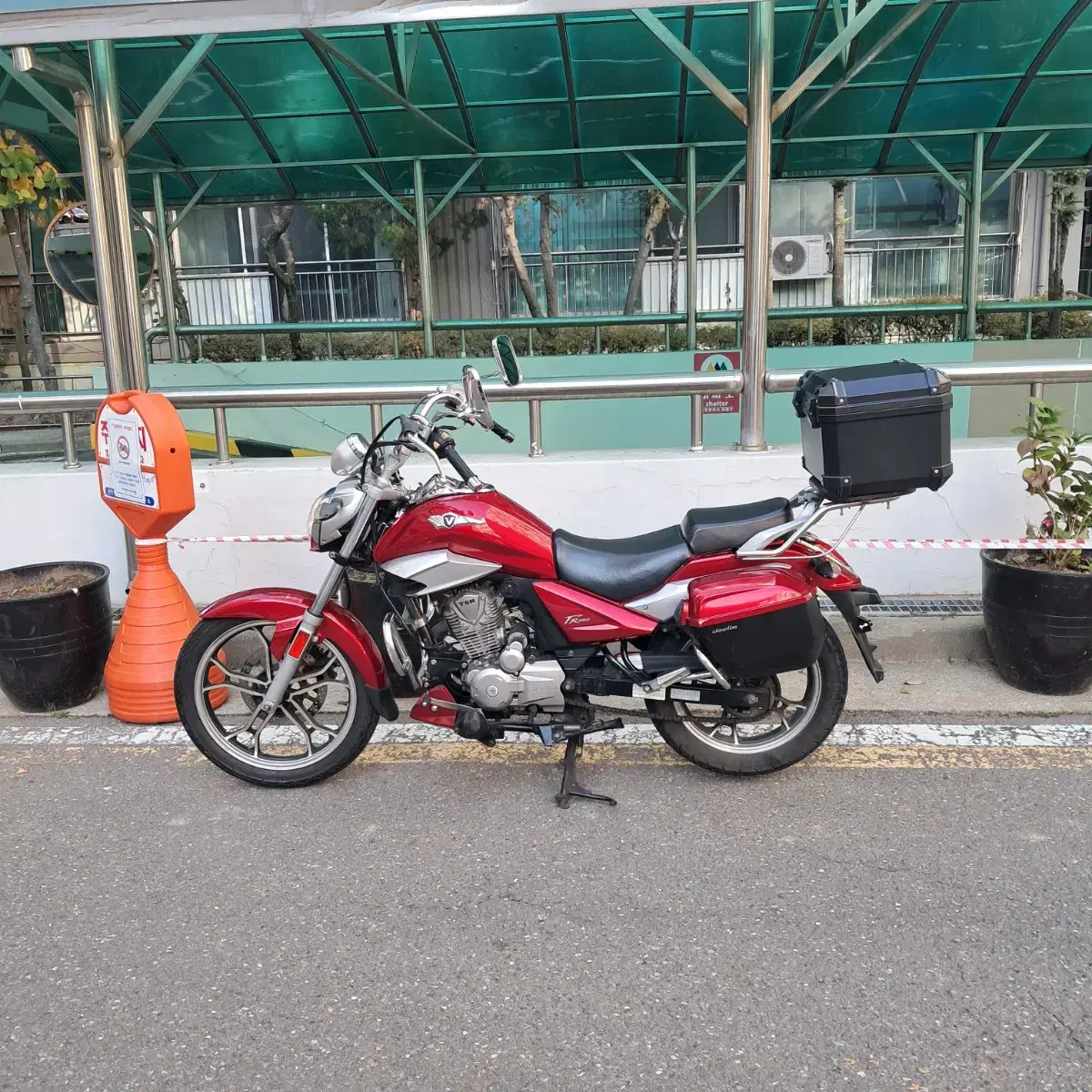 대림 아메리칸식 tr150cc 오토바이