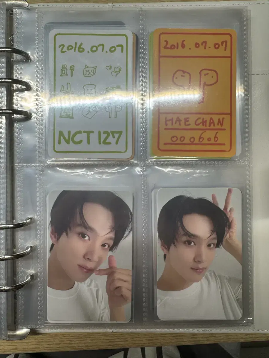 nct 127 nct127 haechan 7th anniversary photocard