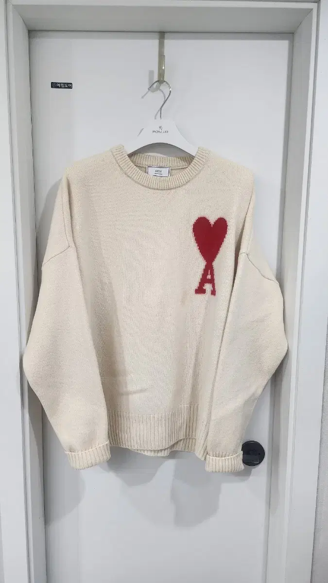 Ami Big Heart Knit