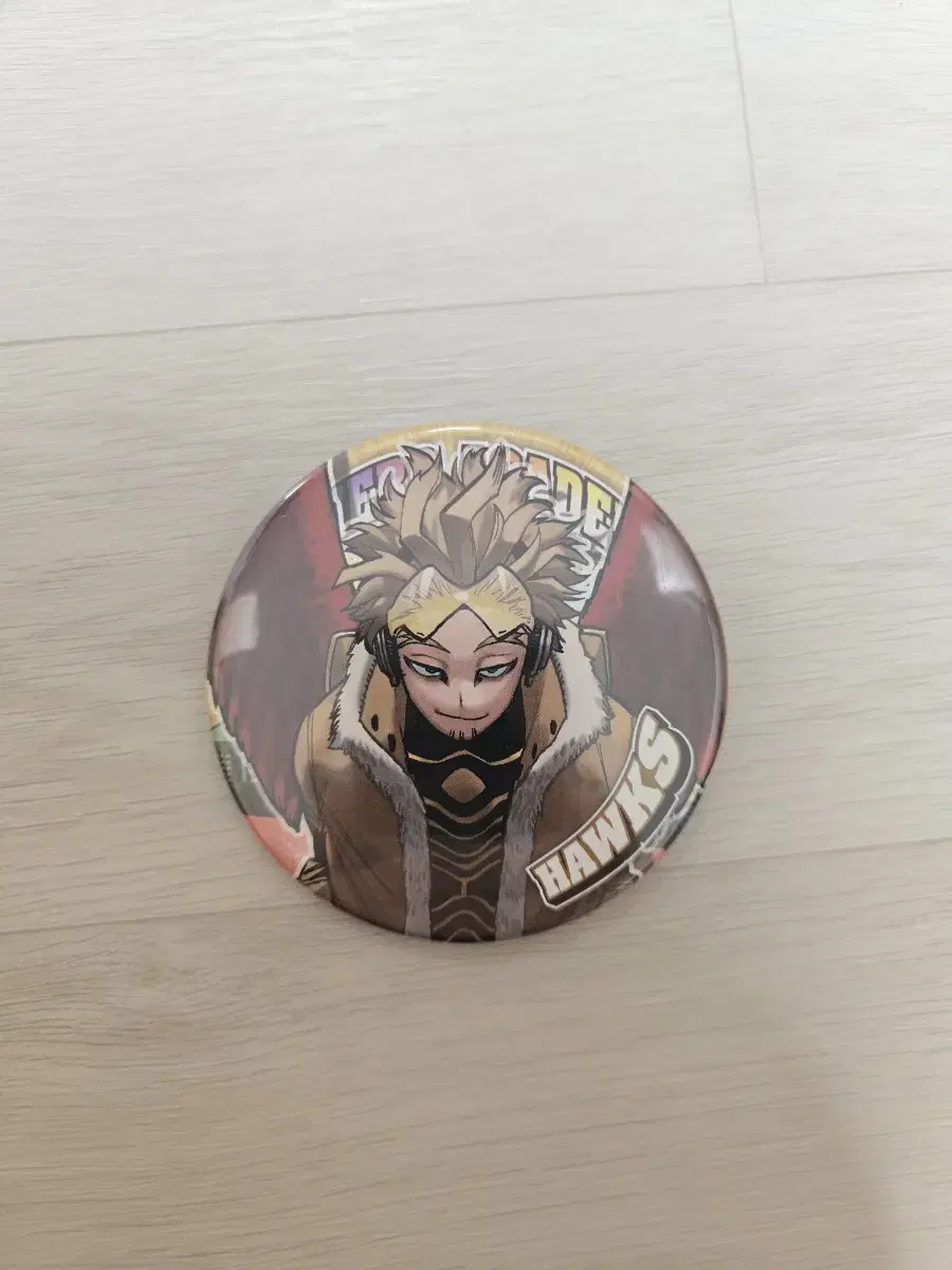 My Hero Academia Hawks Big Can Badge