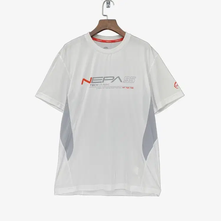 (100) Nepa Men's White Functional Short Sleeve T-Shirt