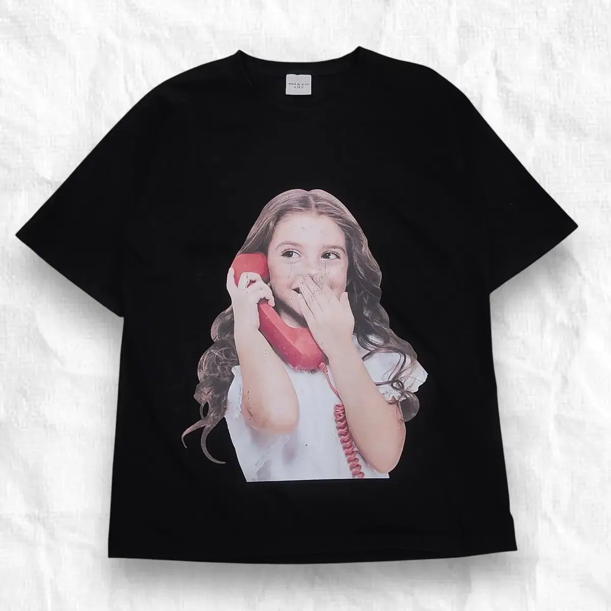 [1] Akmedravi Girl Printed Vahn Tee in Black