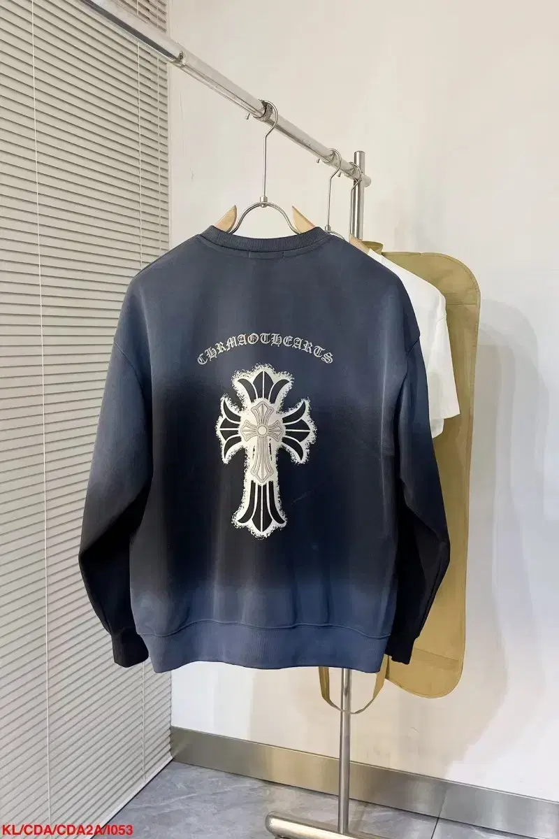 Chrome Hearts Black Gradient Tops