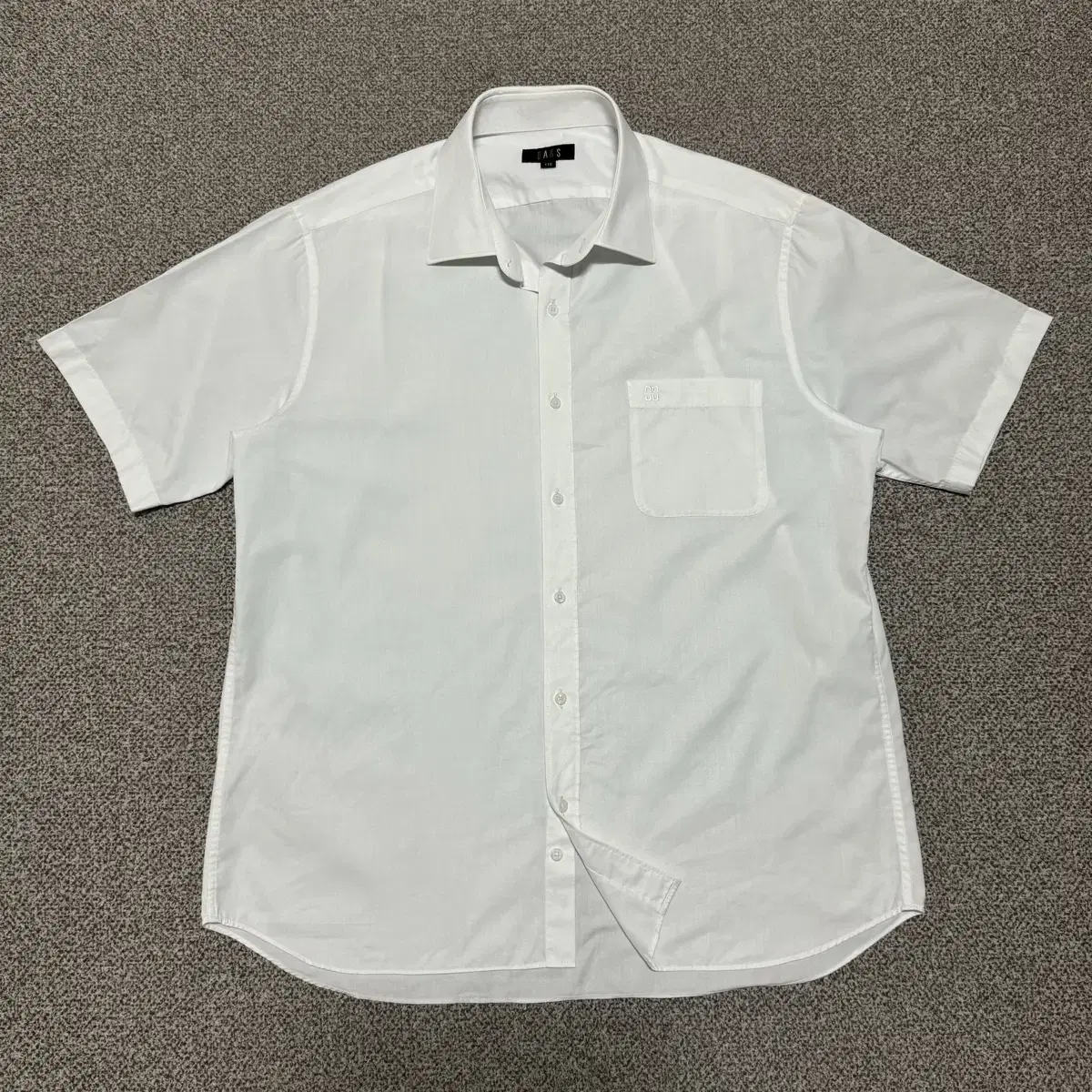 110 Daks White Short Sleeve Shirt