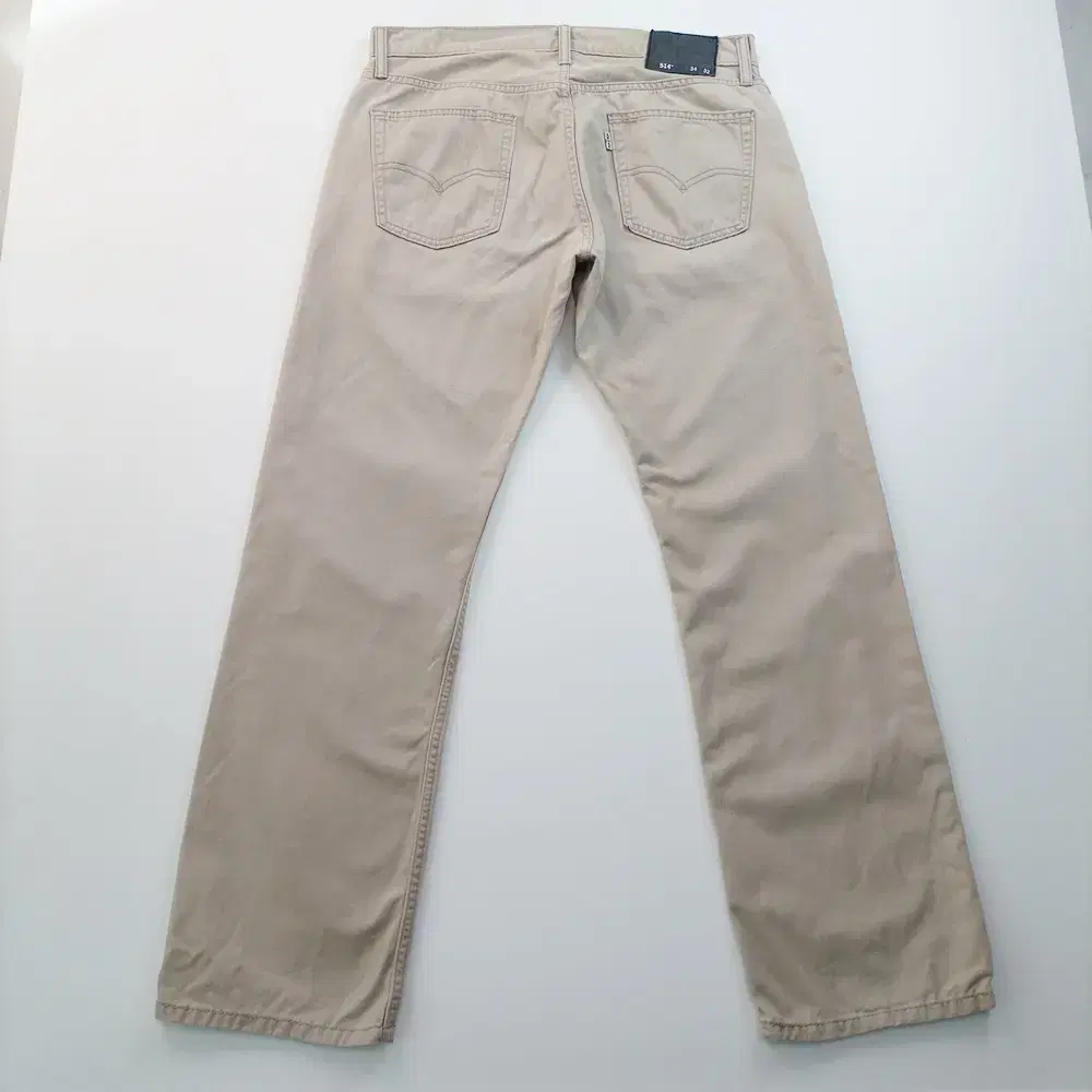 Levi's Cotton Trousers Size 32 Beige Straight Leg Chino Pants Men's A3467