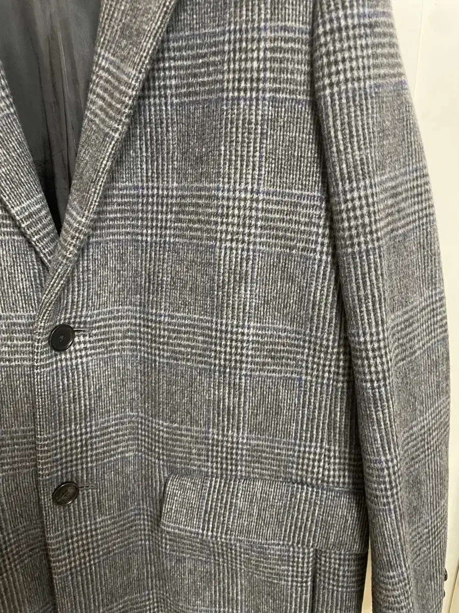 United Arrows Check Wool Coat M(95-100)