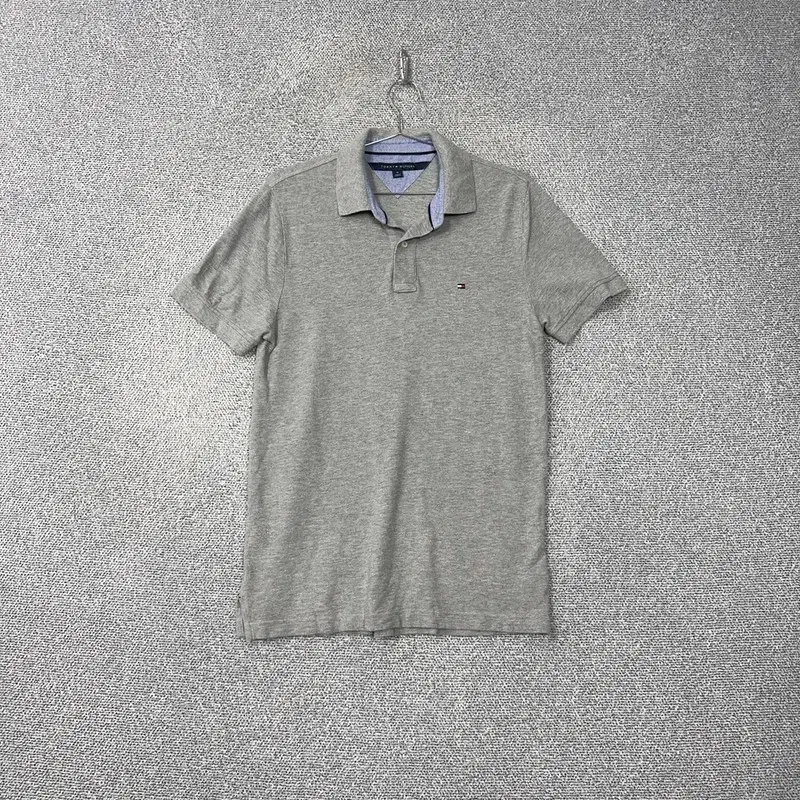 Tommy Hilfiger Gray Logo Short Sleeve Karati M