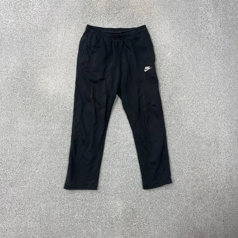 Nike Black Logo Swoosh Banded Training Pants L