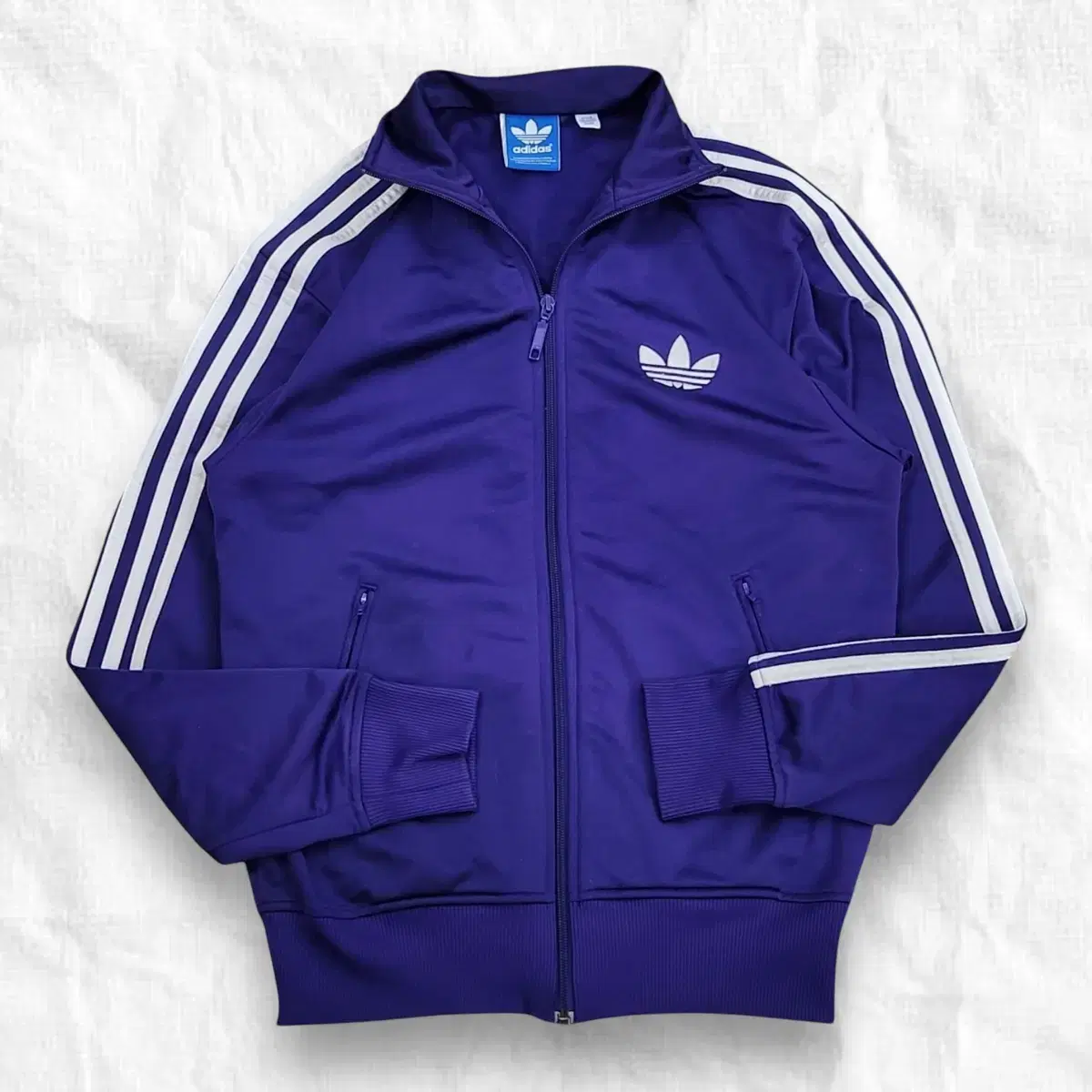 [S] Adidas Firebird Purple Tricot Track Top Jersey