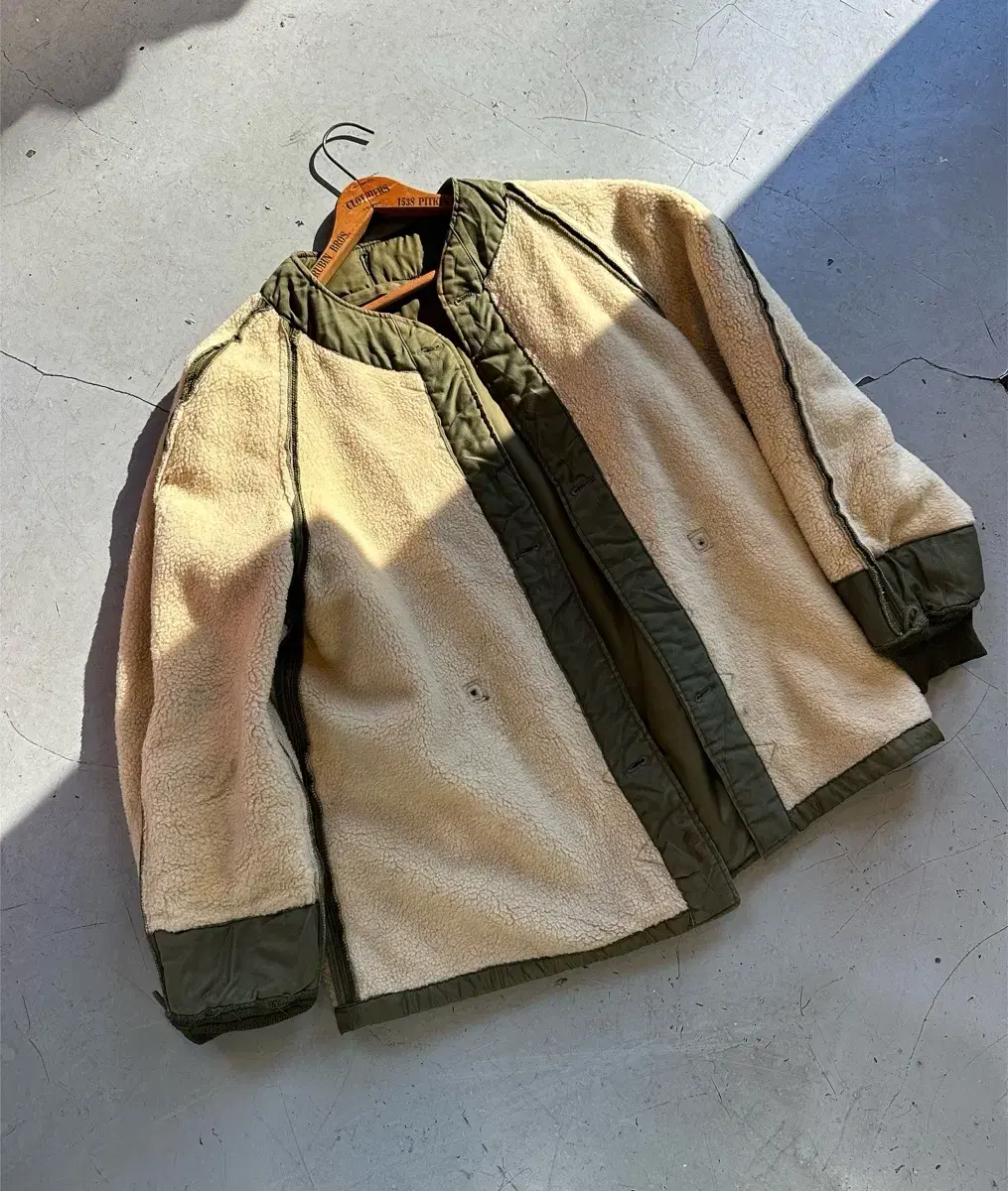 [100-105] 60s Usaf Military Wool Pile Liner Jacket