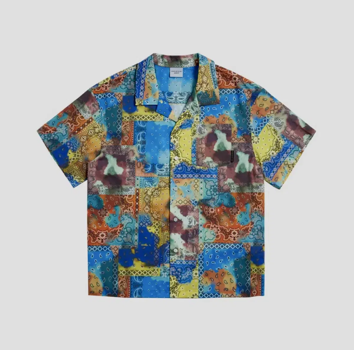 아크메드라비 PAISLEY SHIRTS BLUE